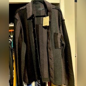 All Saints button down sweater